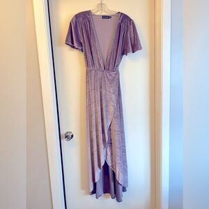 LIKE NEW! ASOS Purple Wrap Dress